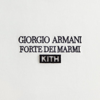 Women Kith Giorgio Armani & Kith Women Forte Dei Marmi Mulberry Tee - White