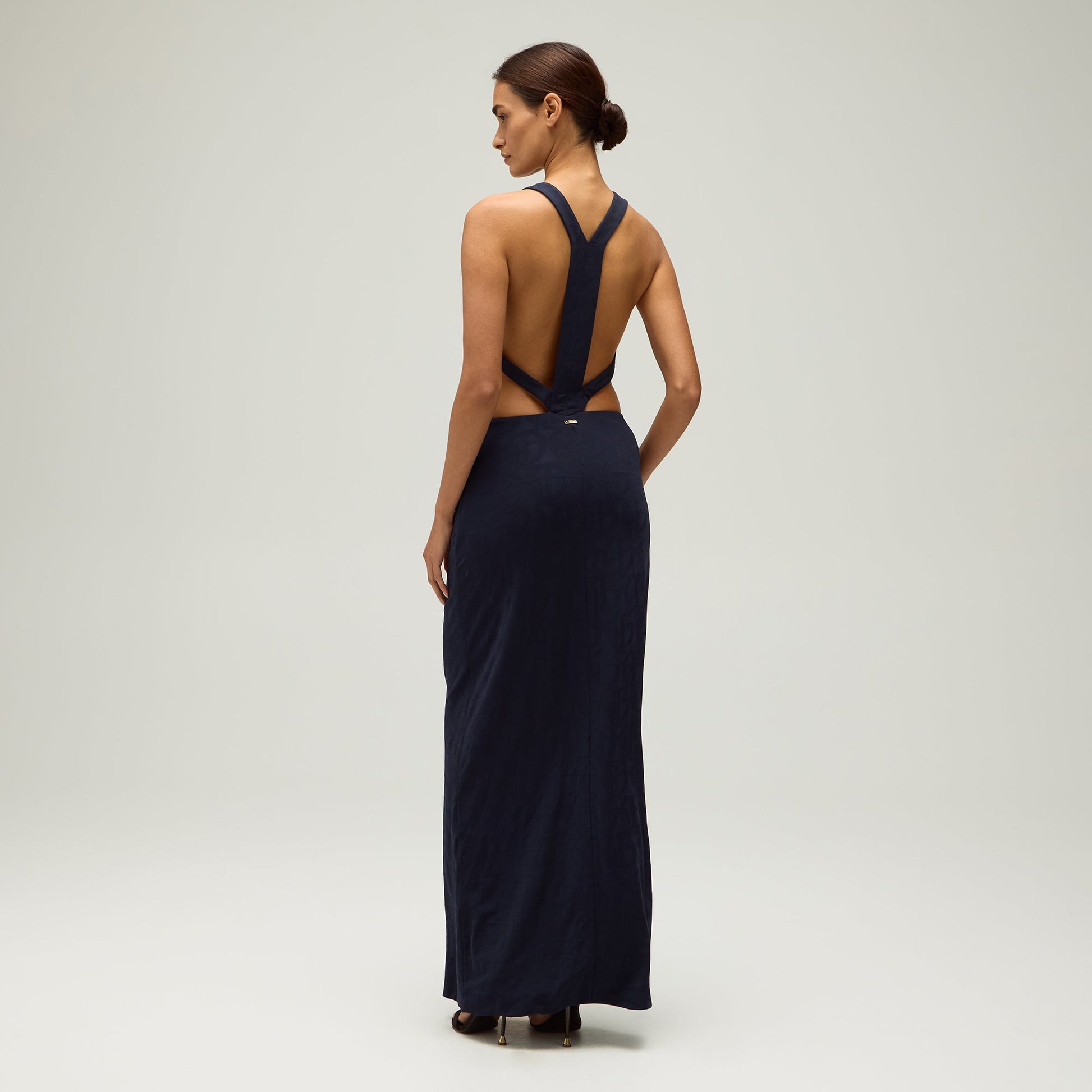 Women Kith Giorgio Armani & Kith Women Viscose Jersey Gown - Nocturnal
