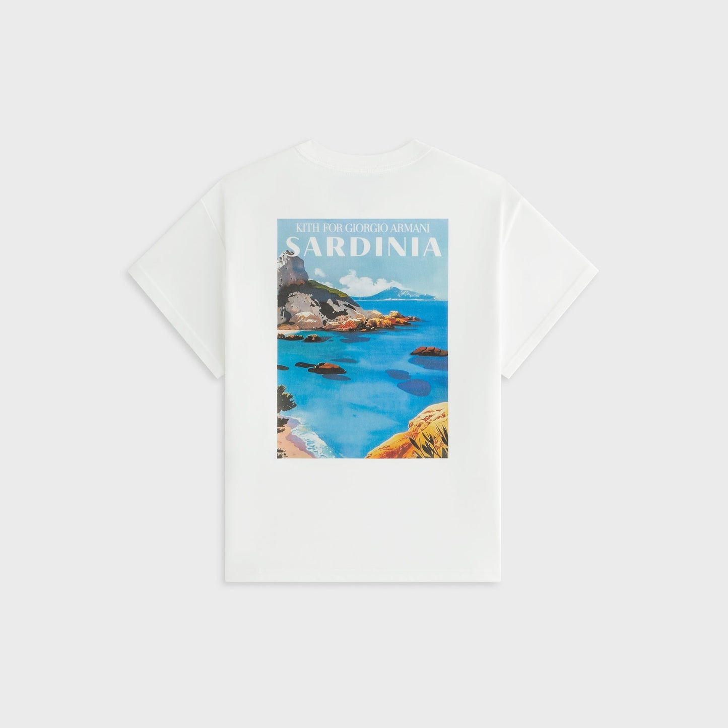 Women Kith Giorgio Armani & Kith Women Sardinia Mulberry Tee - White