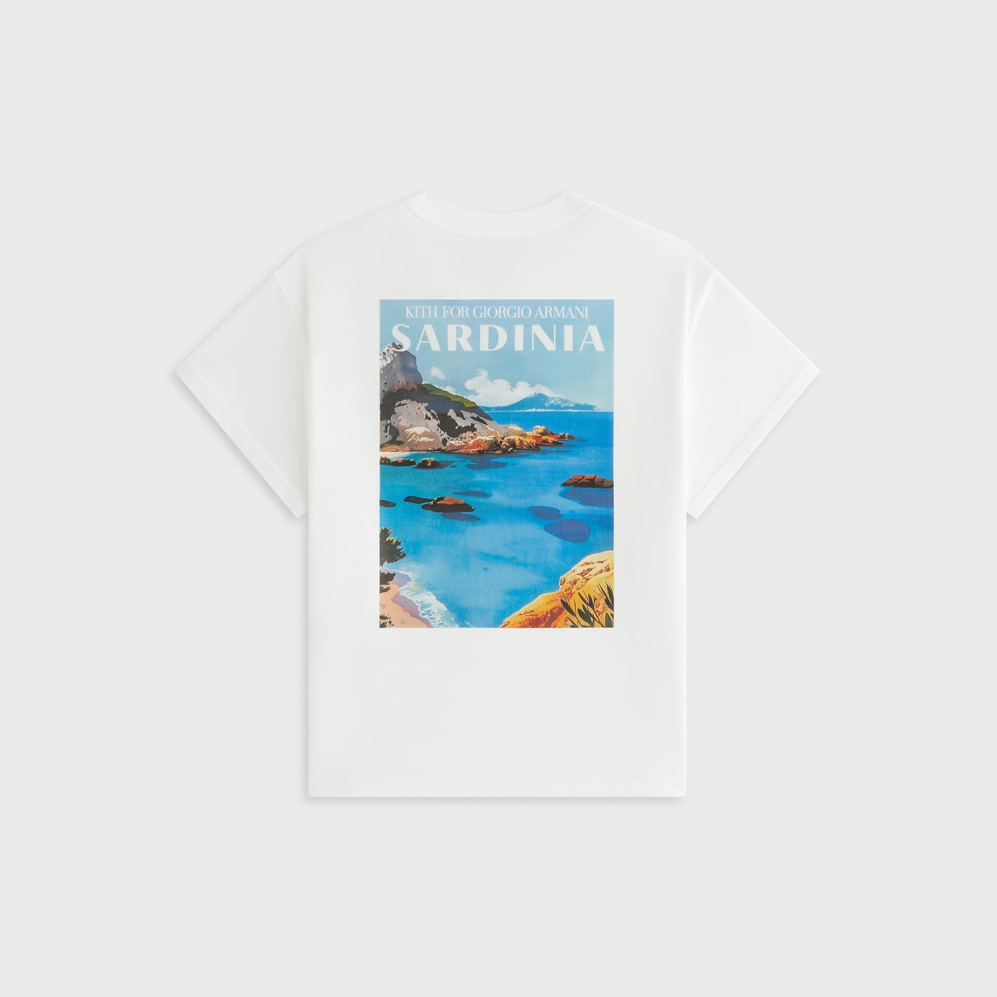 Women Kith Giorgio Armani & Kith Women Sardinia Mulberry Tee - White