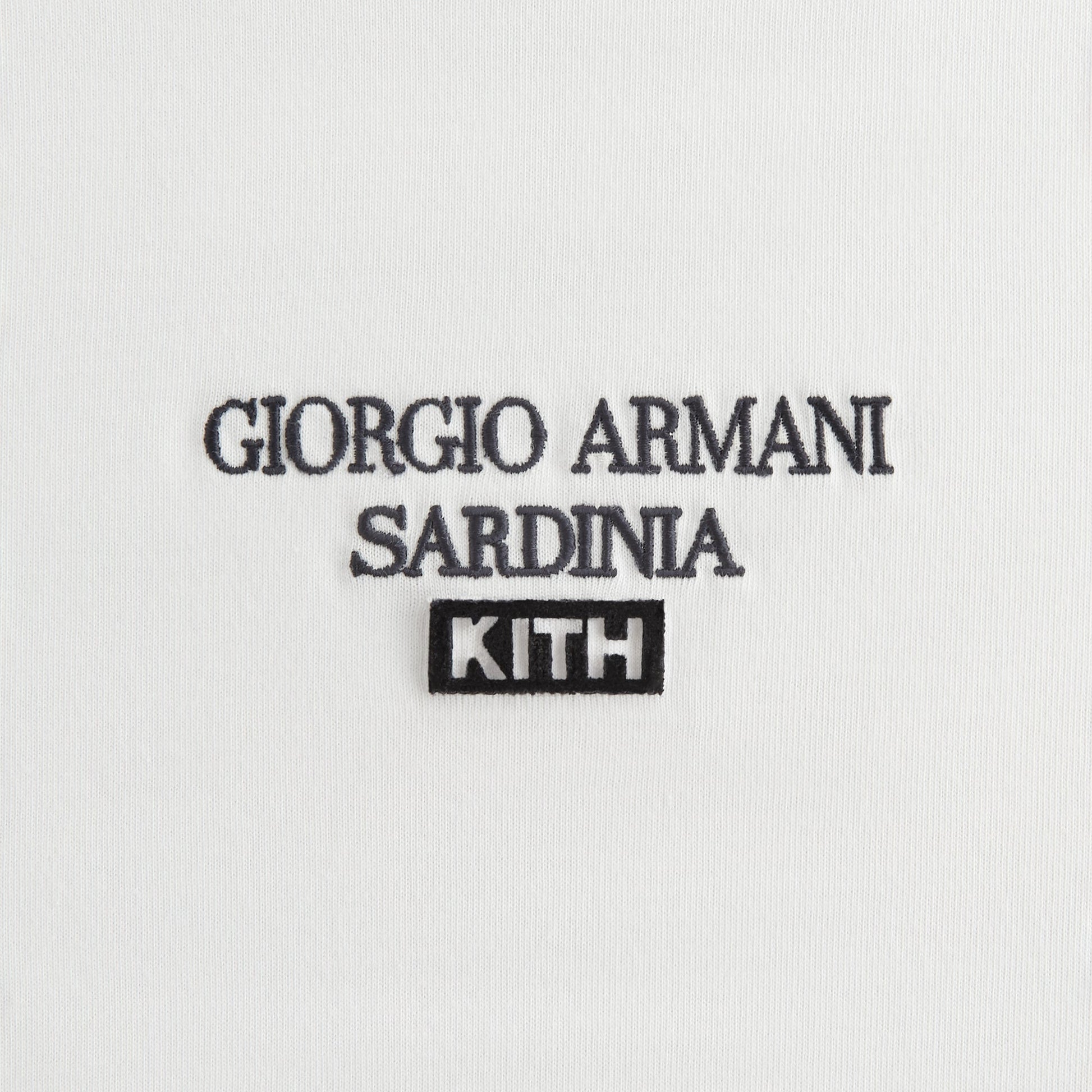 Women Kith Giorgio Armani & Kith Women Sardinia Mulberry Tee - White