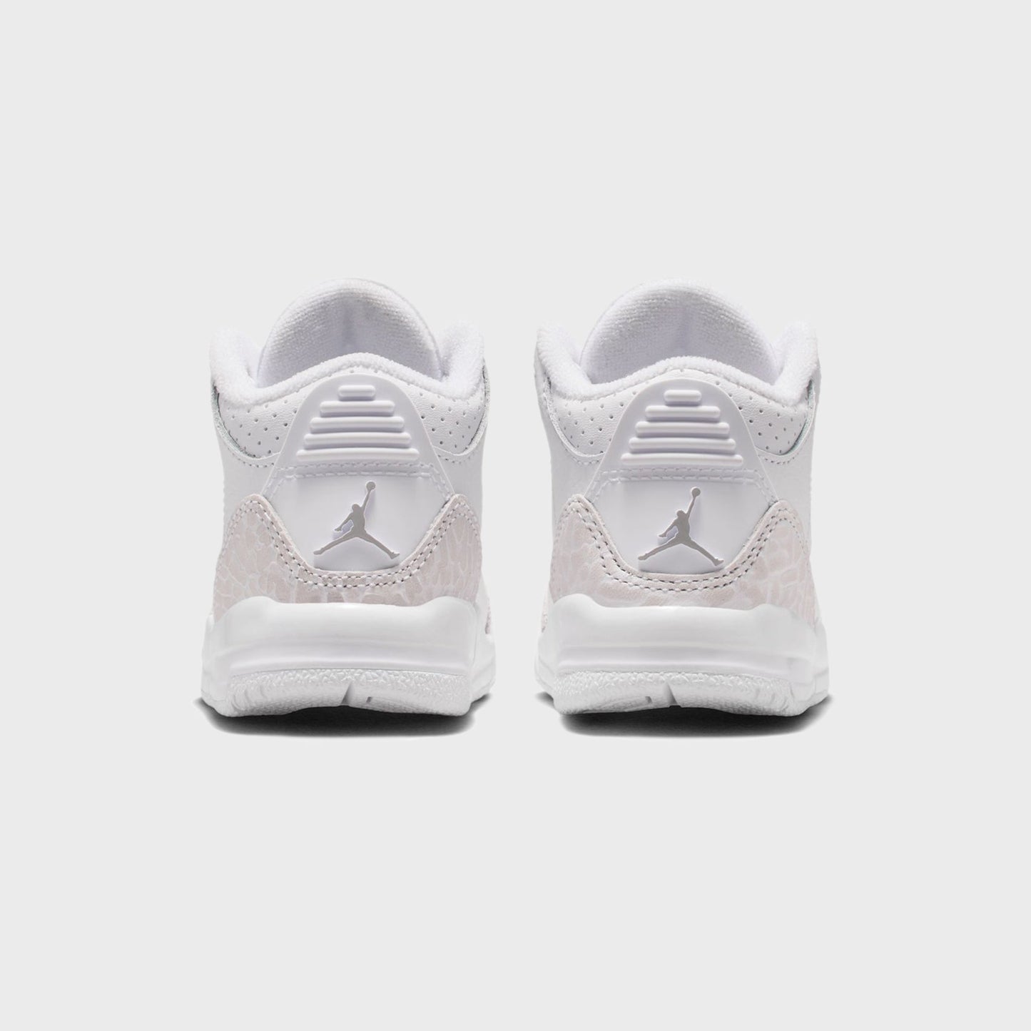 Kids Kith Nike TD Air Jordan 3 Retro - White / Metallic Silver / White