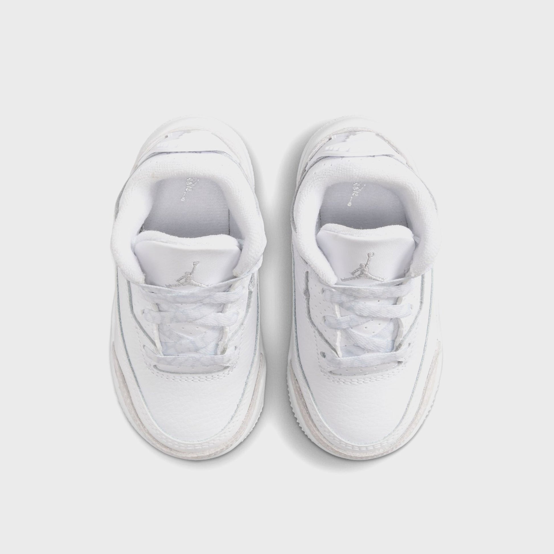 Kids Kith Nike TD Air Jordan 3 Retro - White / Metallic Silver / White