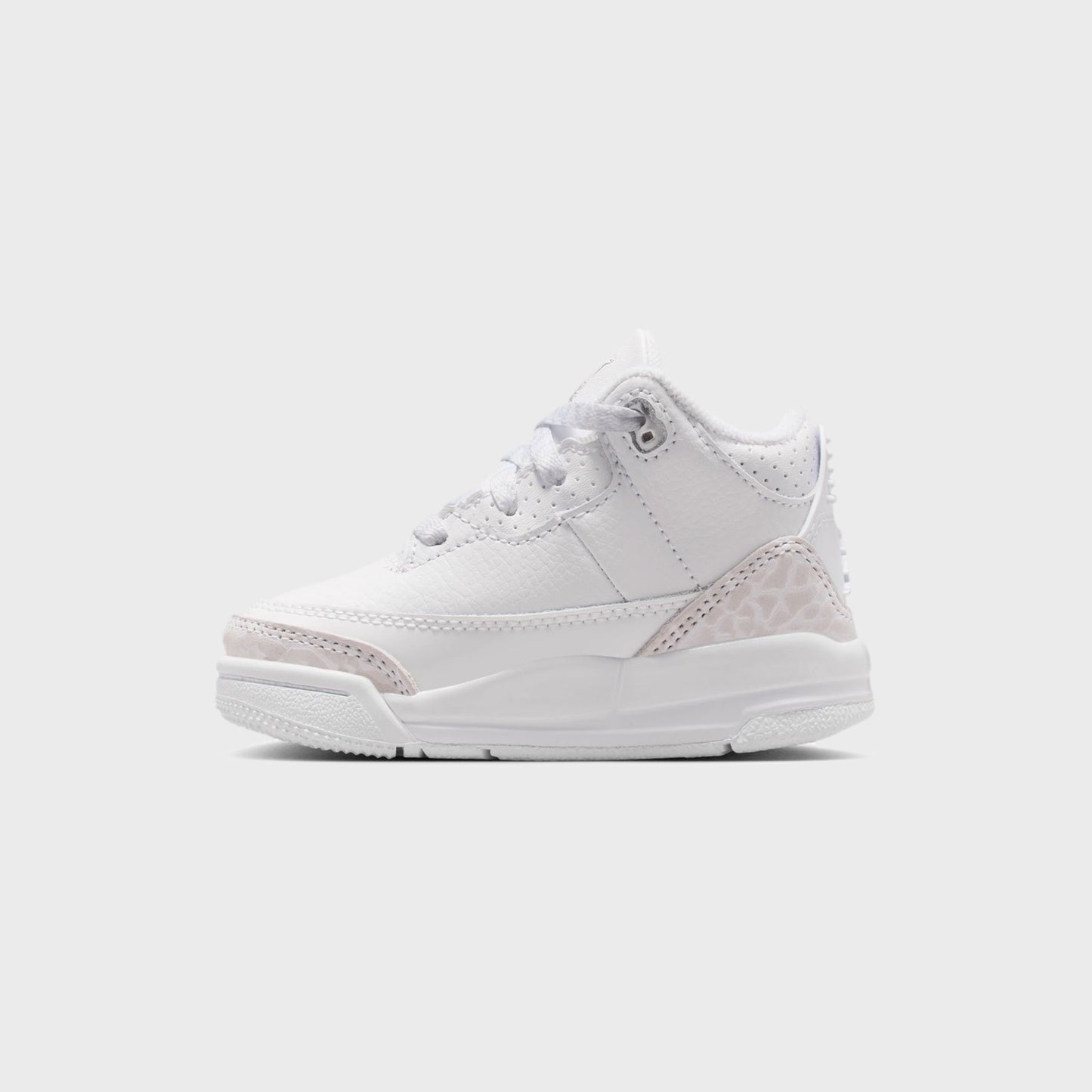 Kids Kith Nike TD Air Jordan 3 Retro - White / Metallic Silver / White