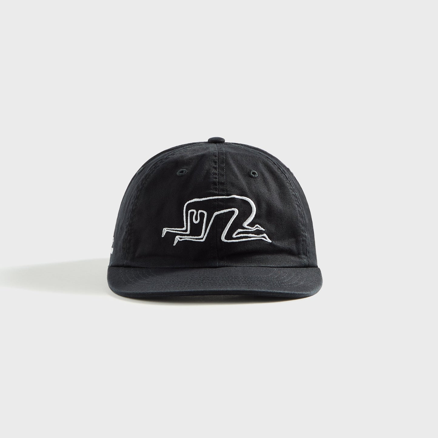 Men Kith by Parra Mid Career 6 Panel Cap - Black