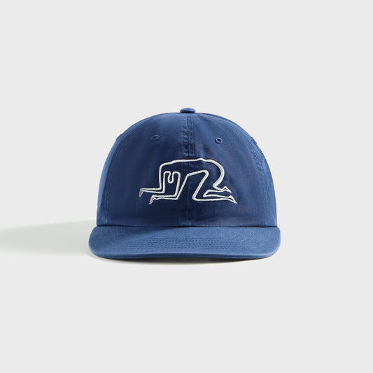 Men Kith by Parra Mid Career 6 Panel Cap - Blue