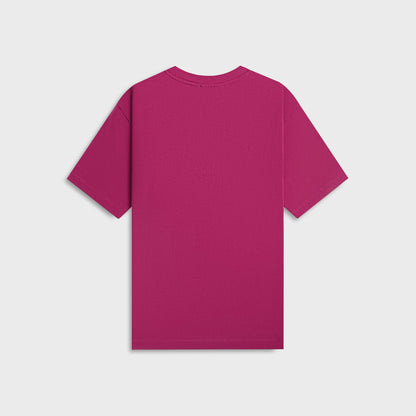 Men Kith by Parra Repeat Pea Tee - Dark Magenta
