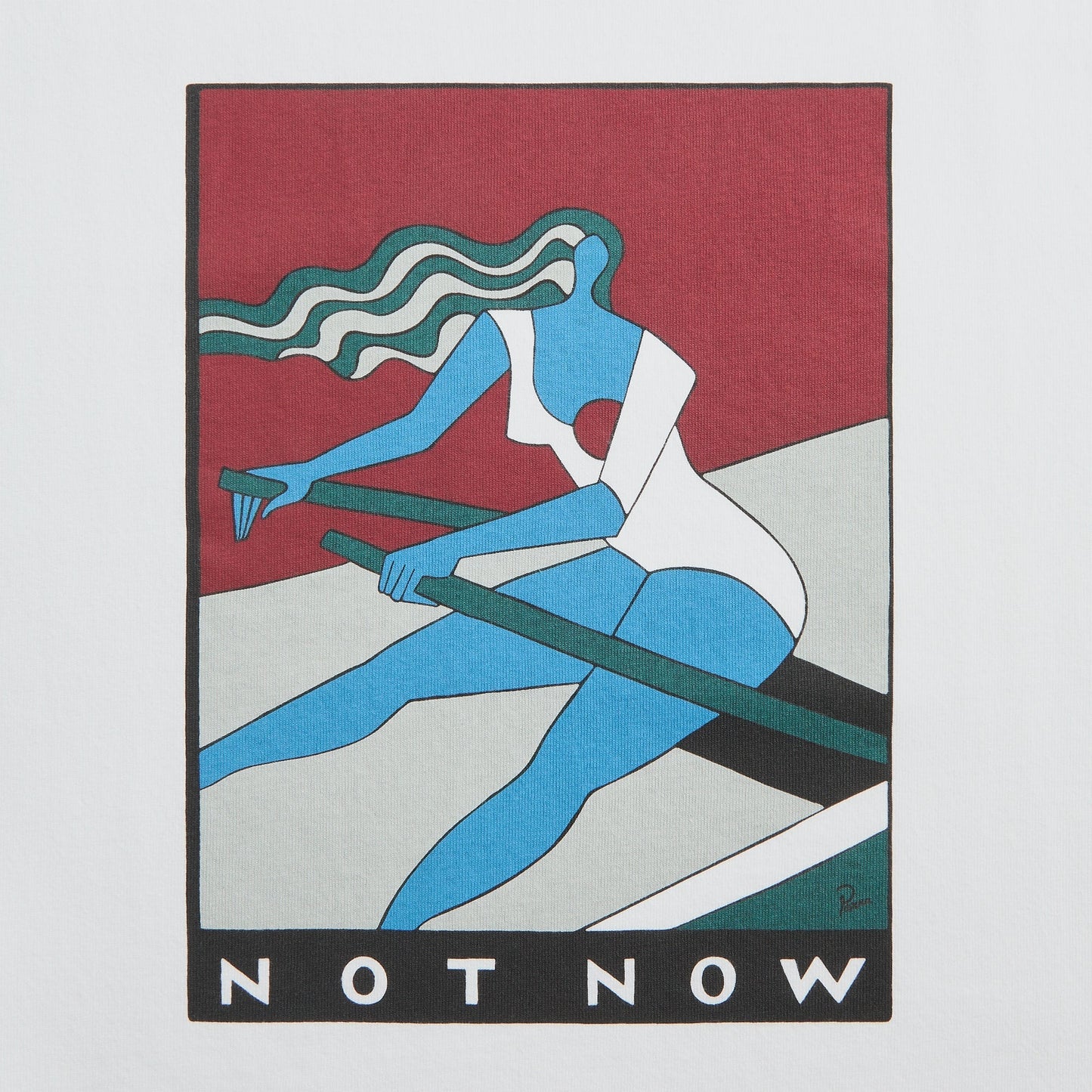 Men Kith by Parra Into Nowhere Tee - White
