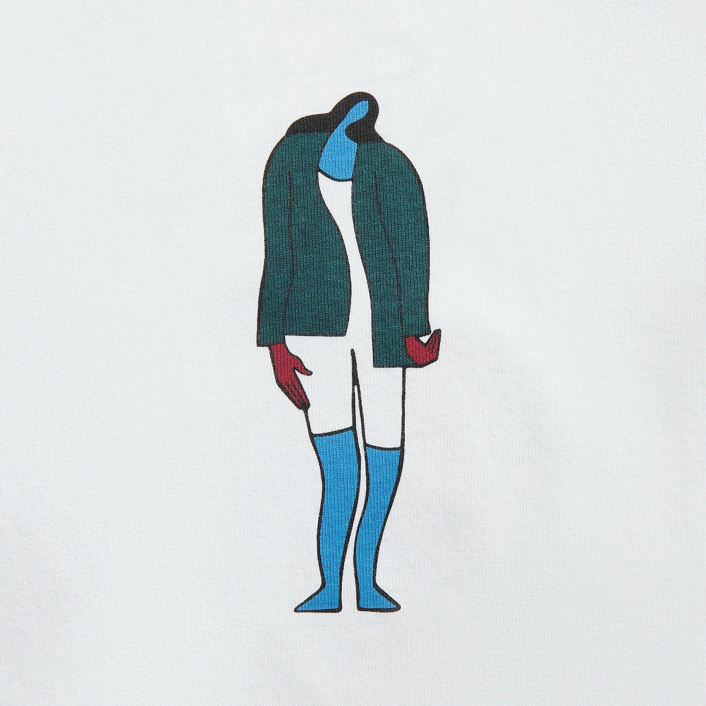 Men Kith by Parra The Broken Door Tee - White