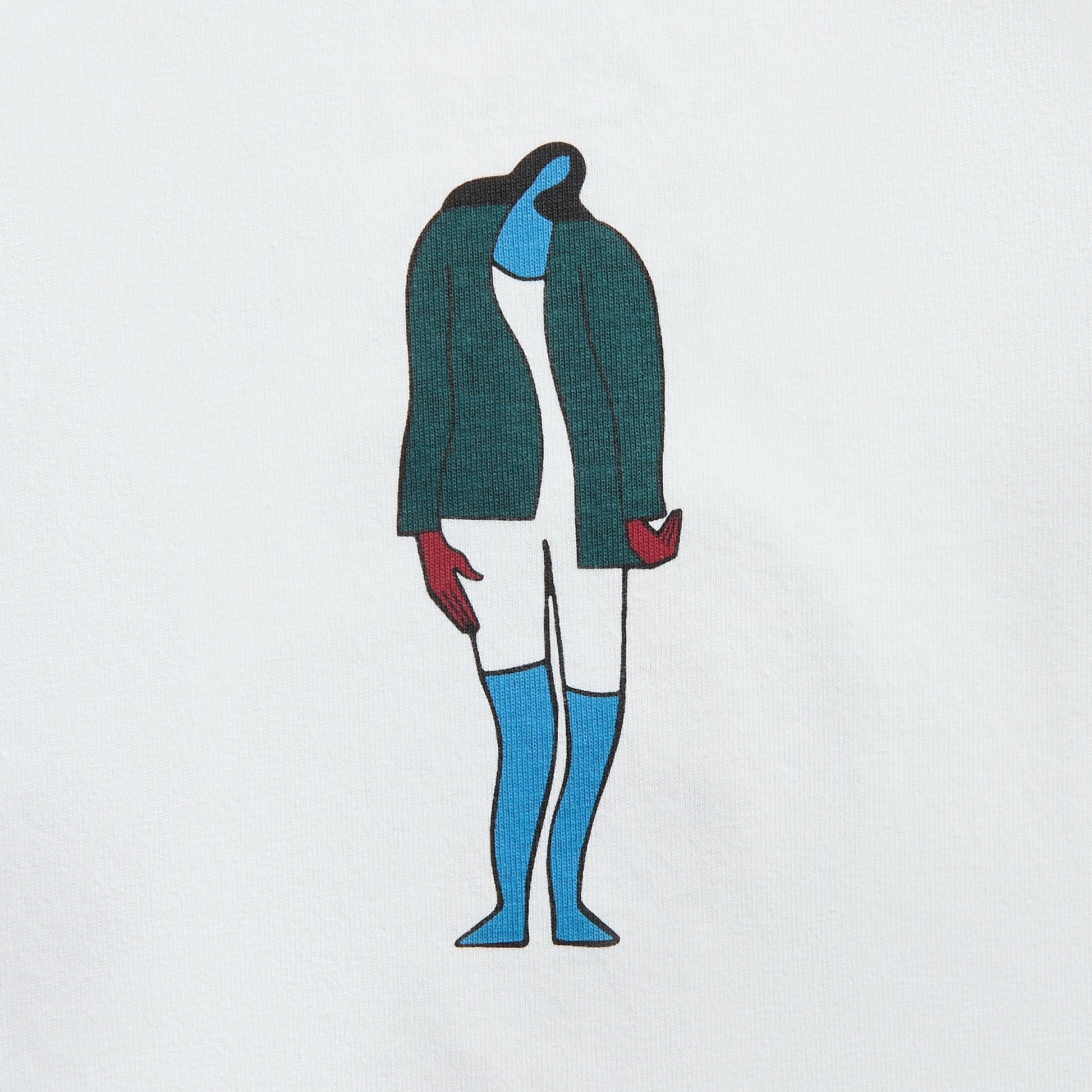 Men Kith by Parra The Broken Door Tee - White