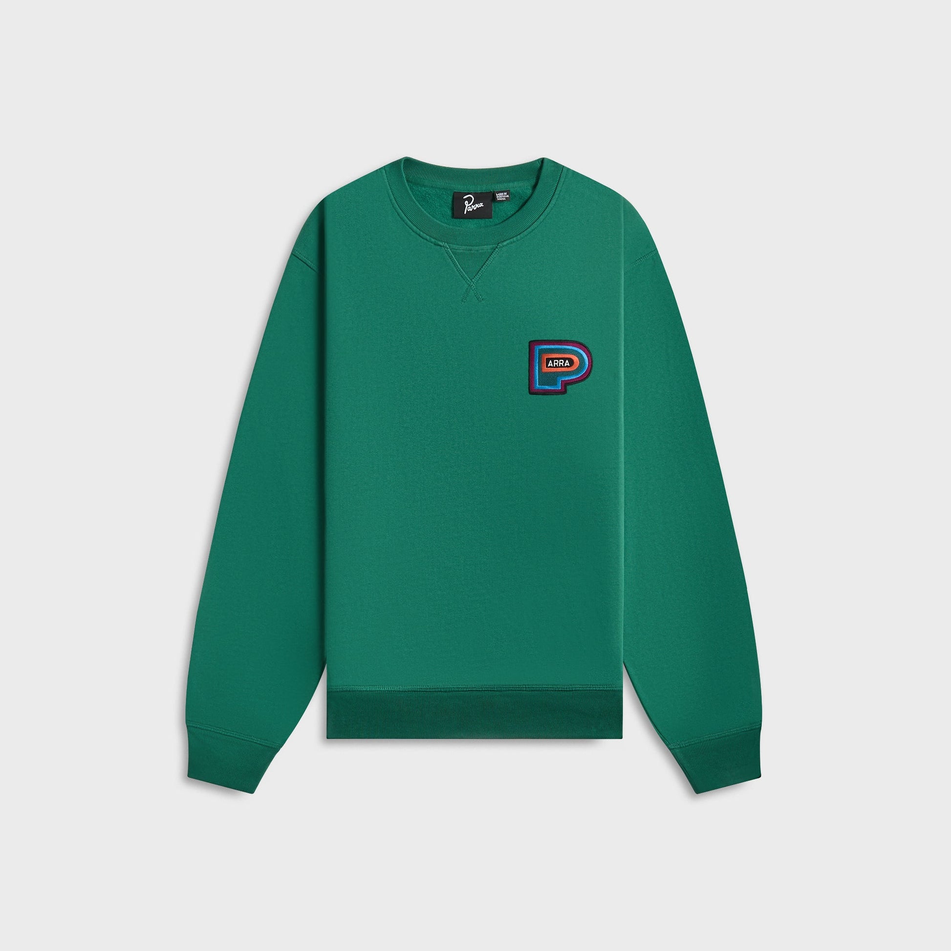 Men Kith by Parra Repeat Pea Crew Neck Sweatshirt - Green