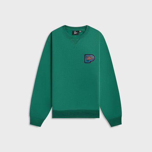 Men Kith by Parra Repeat Pea Crew Neck Sweatshirt - Green