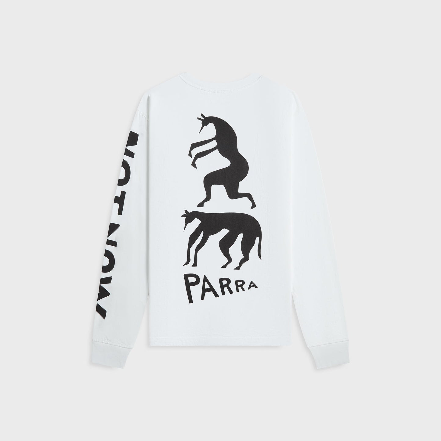 Men Kith by Parra There Will Be Not Long Sleeve Tee - White