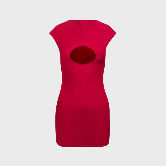 Women Kith Buci Jump Rope Dress - Cherry