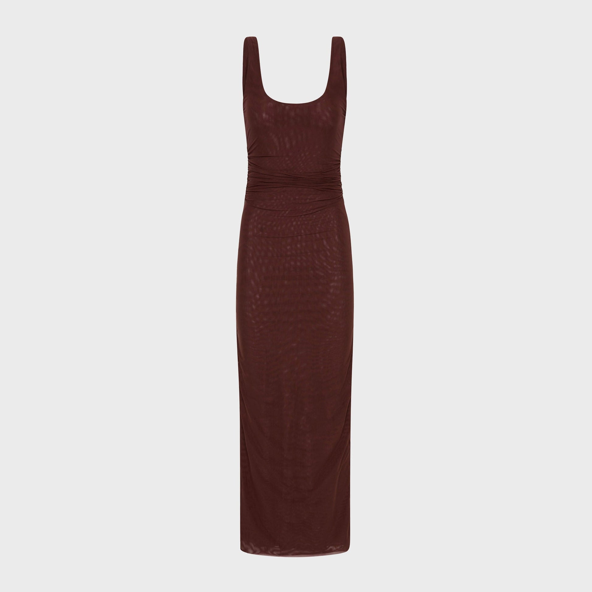 Women Kith SIR Jacques Twist Midi Dress - Espresso