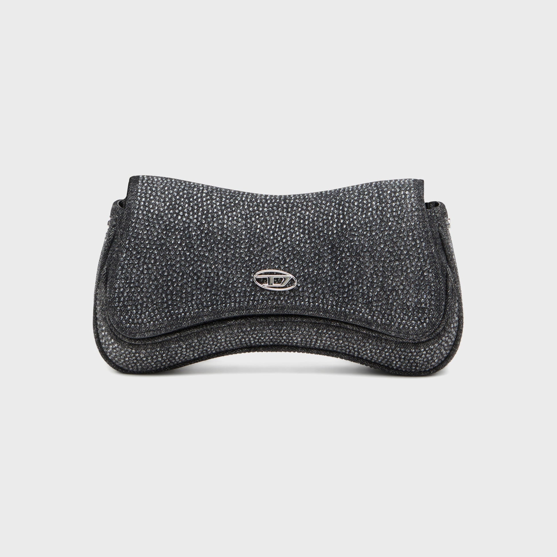 Women Kith Diesel Play Clutch Black with Crystals - Black