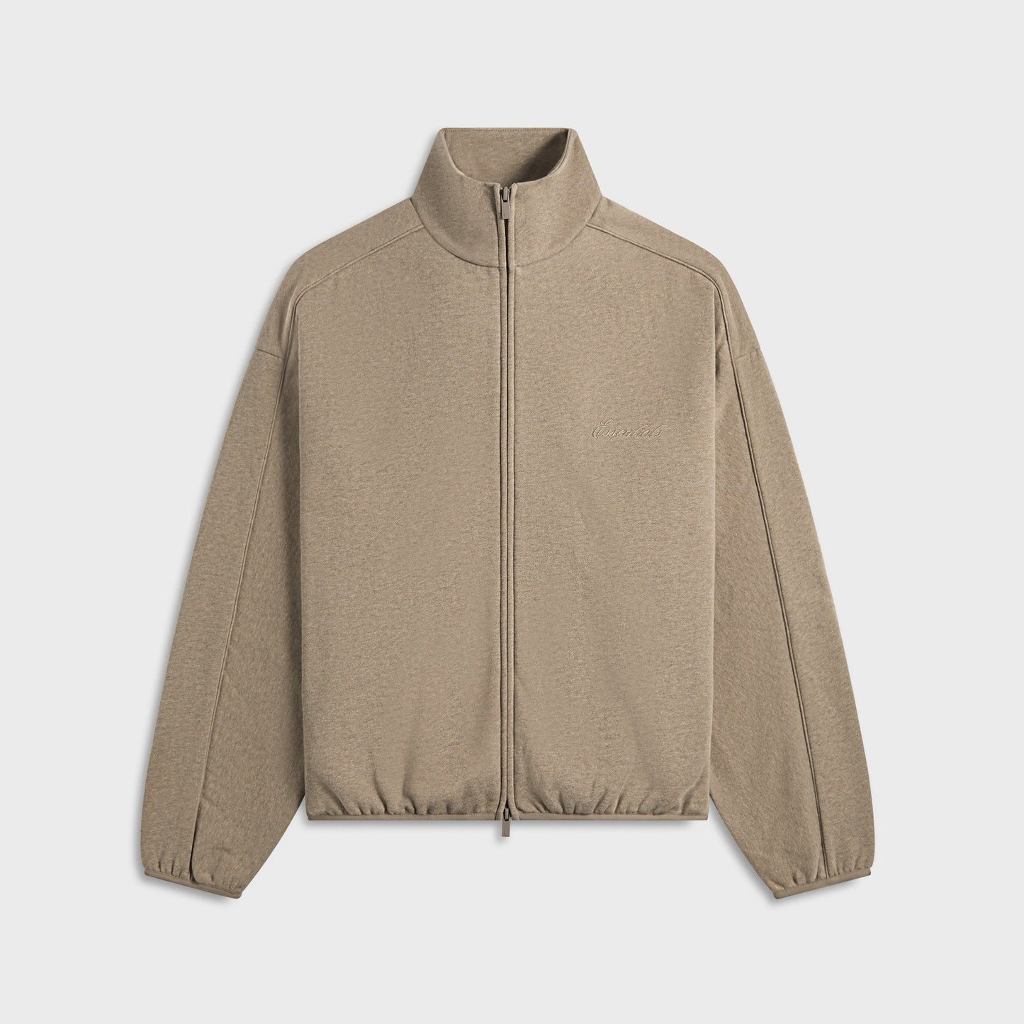 Men Kith Essentials Modern Fit Fleece Track Jacket - Homestead Heather