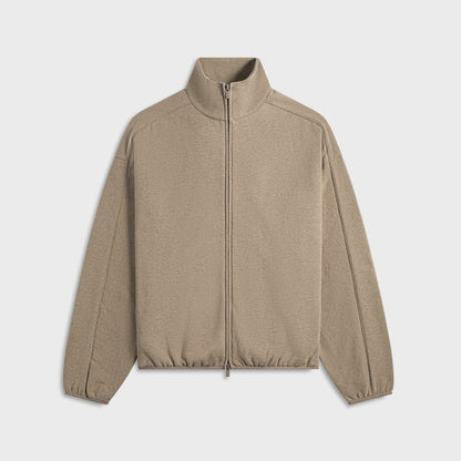 Men Kith Essentials Modern Fit Fleece Track Jacket - Homestead Heather