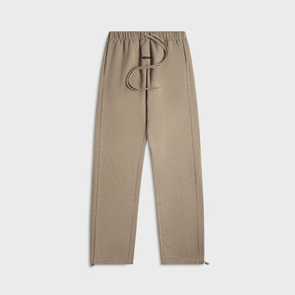 Men Kith Essentials Relaxed Fleece Sweatpant With Piping - Homestead Heather