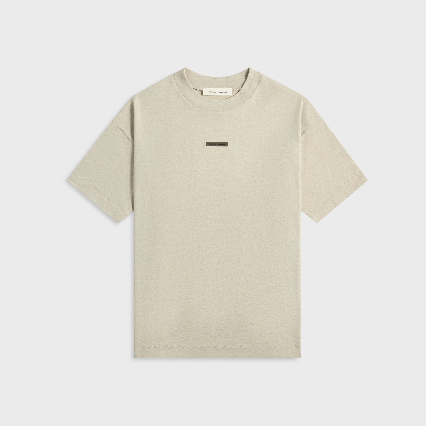 Men Kith Essentials Classic Fit Tee - Heather Stone