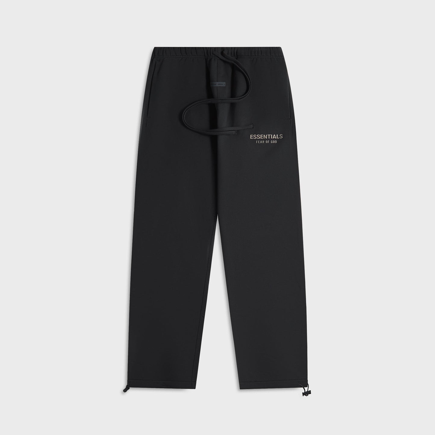 Men Kith Essentials Relaxed Fleece Sweatpant - Jet Black