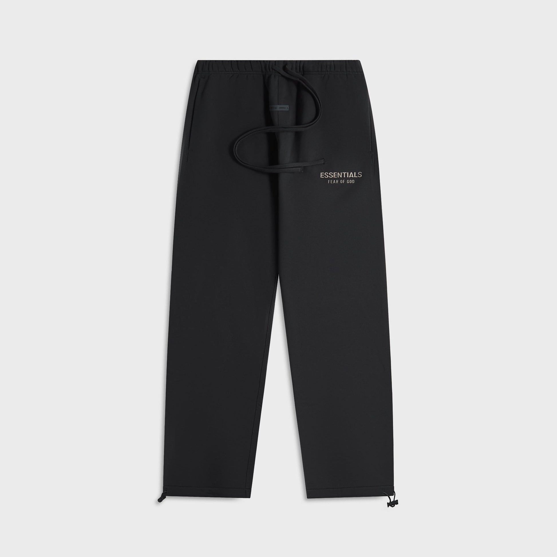 Men Kith Essentials Relaxed Fleece Sweatpant - Jet Black