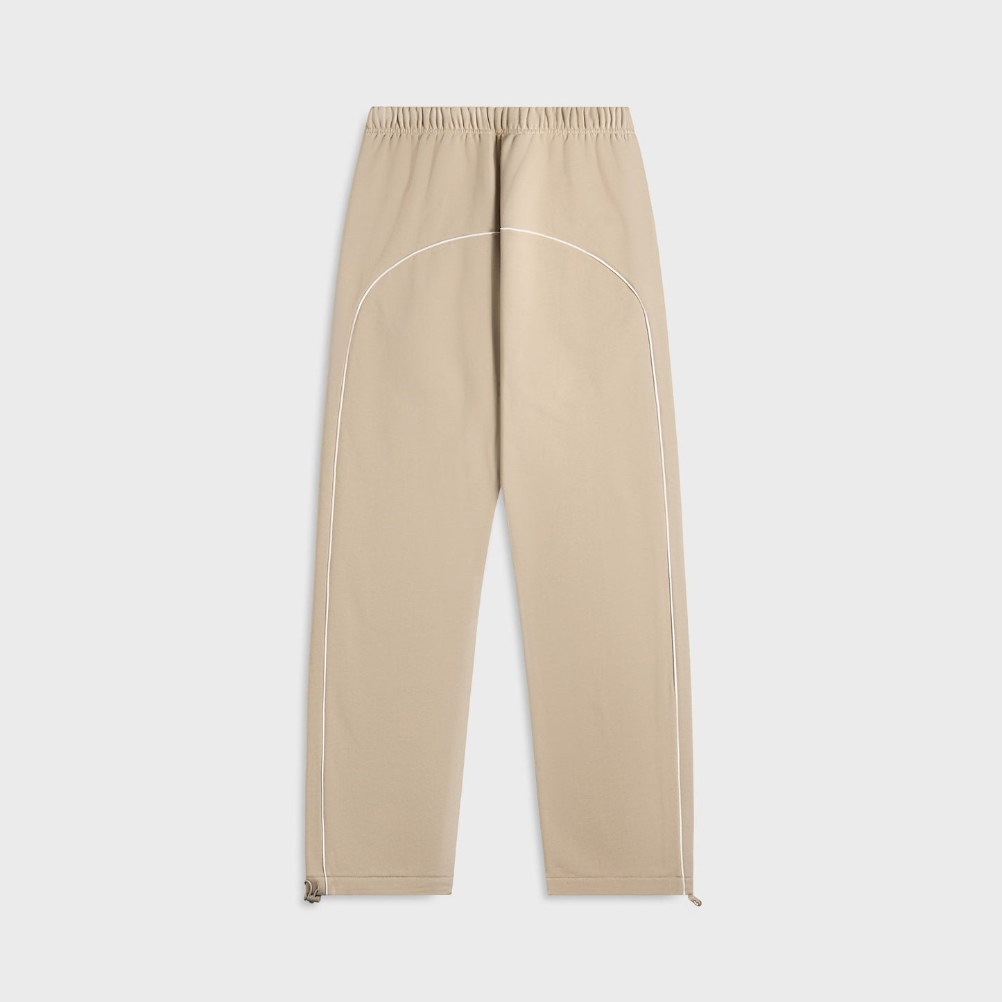 Men Kith Essentials Relaxed Fleece Sweatpant With Piping - Timber / Cloud White