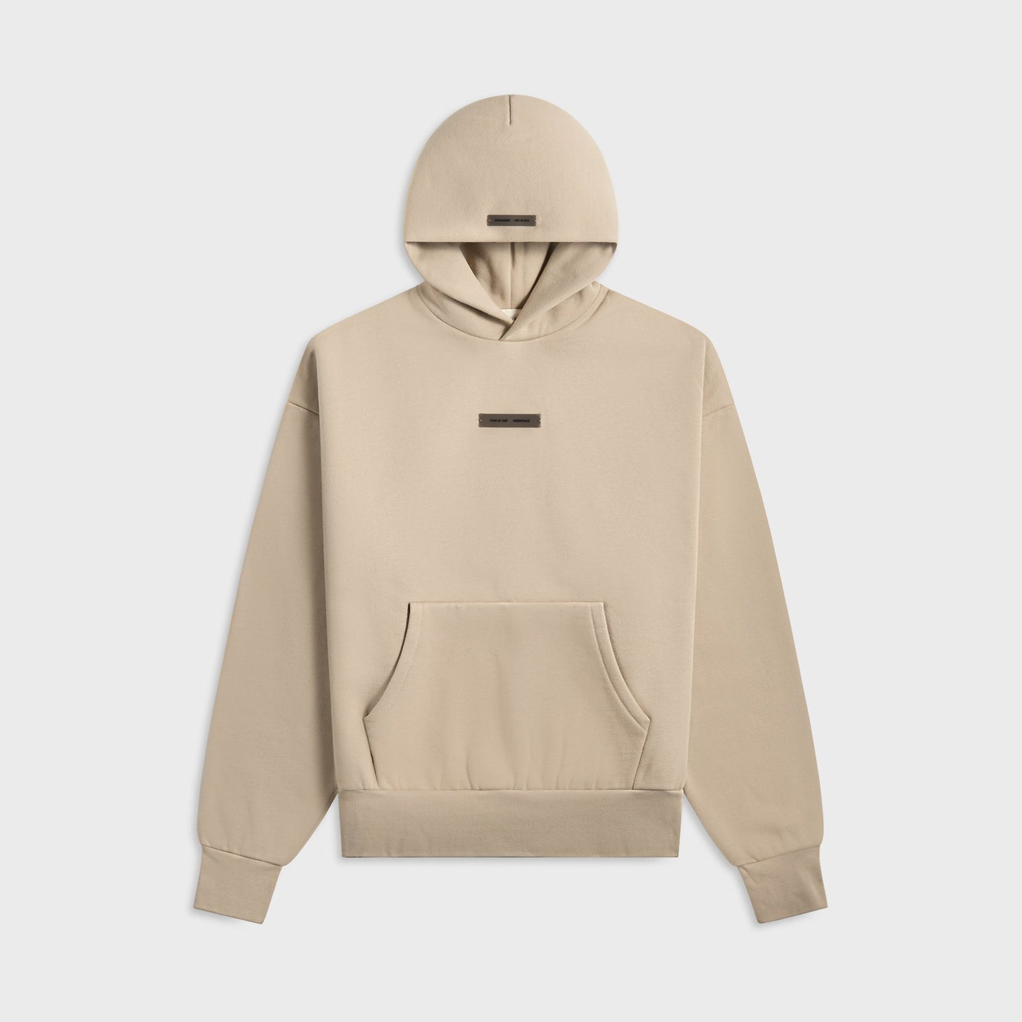Men Kith Essentials Classic Fit Fleece Hoodie - Timber