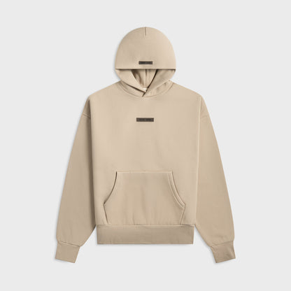 Men Kith Essentials Classic Fit Fleece Hoodie - Timber