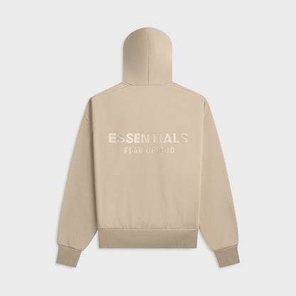 Men Kith Essentials Classic Fit Fleece Hoodie - Timber