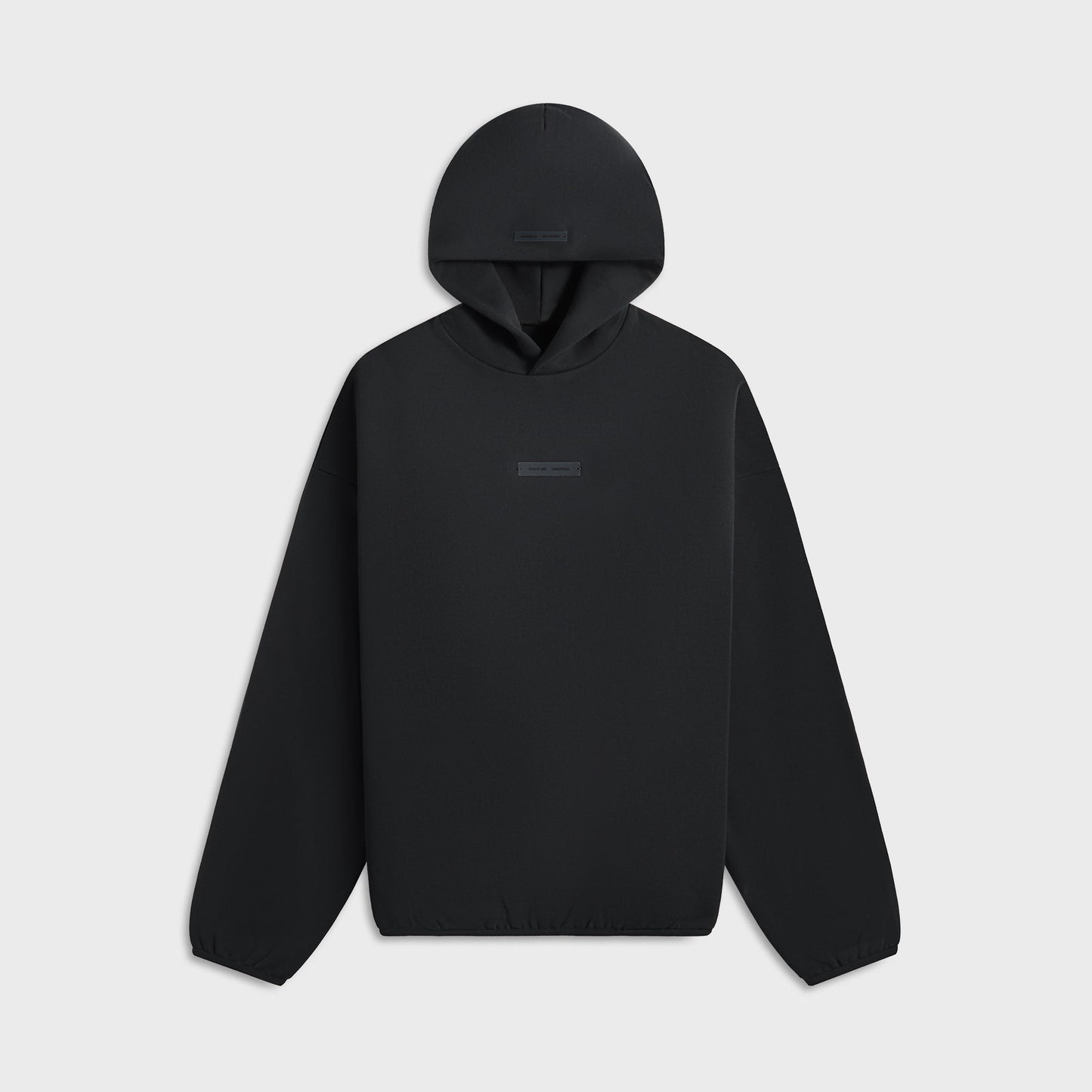 Men Kith Essentials Modern Fit Fleece Hoodie - Jet Black