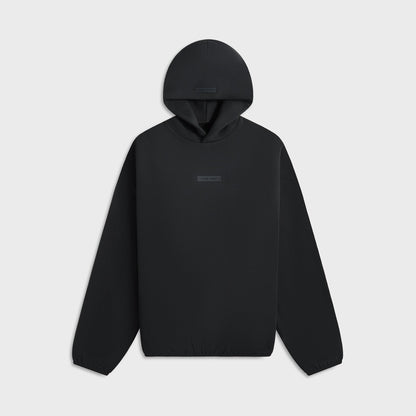 Men Kith Essentials Modern Fit Fleece Hoodie - Jet Black