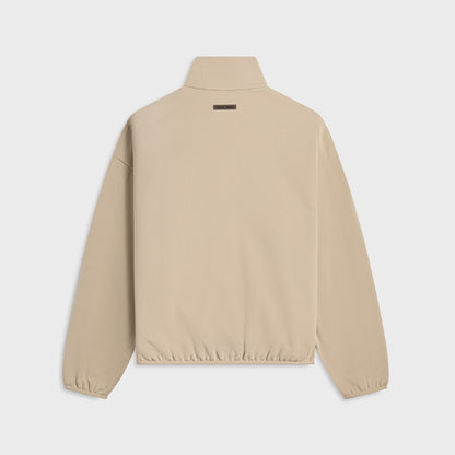 Men Kith Essentials Modern Fit Fleece Track Jacket - Timber / Cloud White