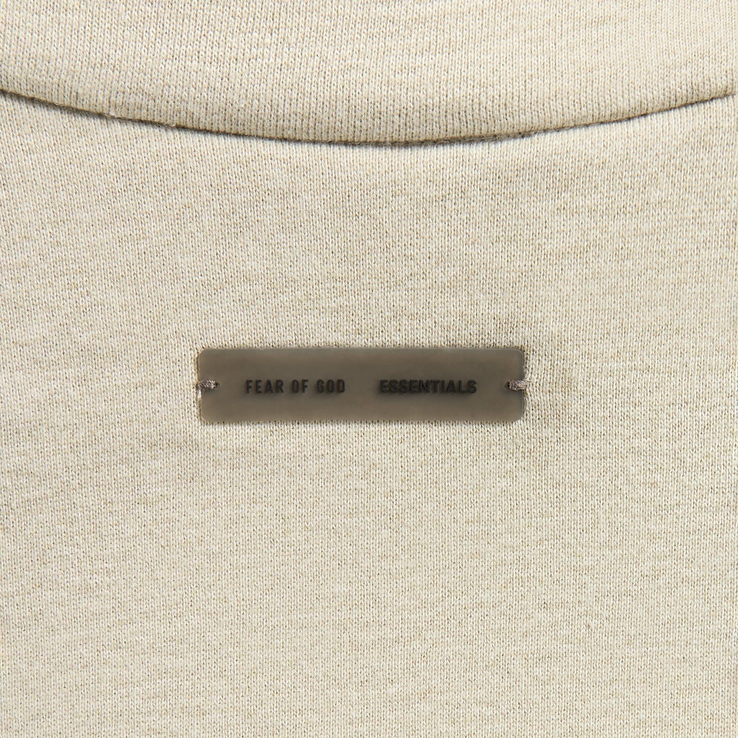 Men Kith Essentials Modern Fit Fleece Track Jacket - Heather Stone / Cloud Whit