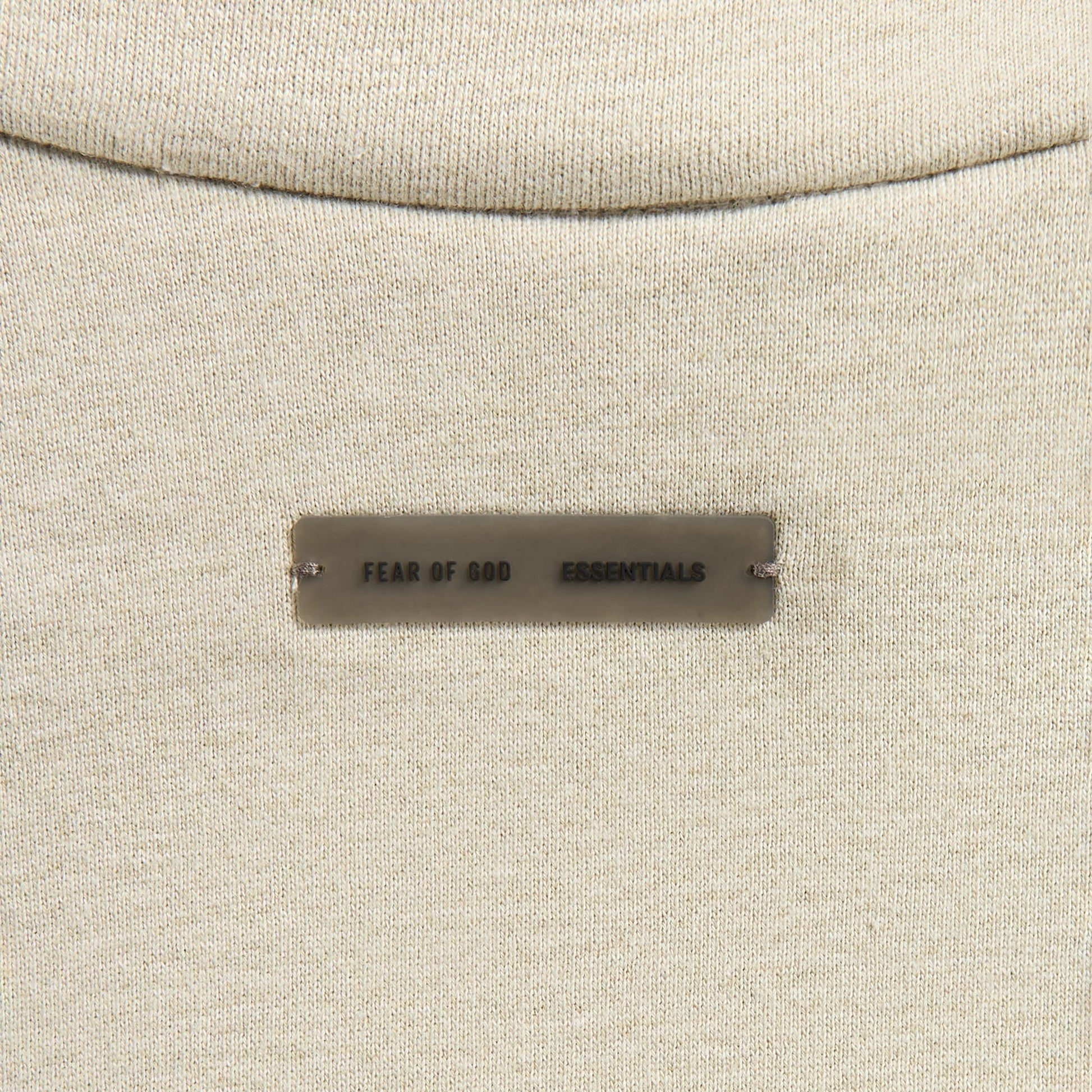 Men Kith Essentials Modern Fit Fleece Track Jacket - Heather Stone / Cloud Whit