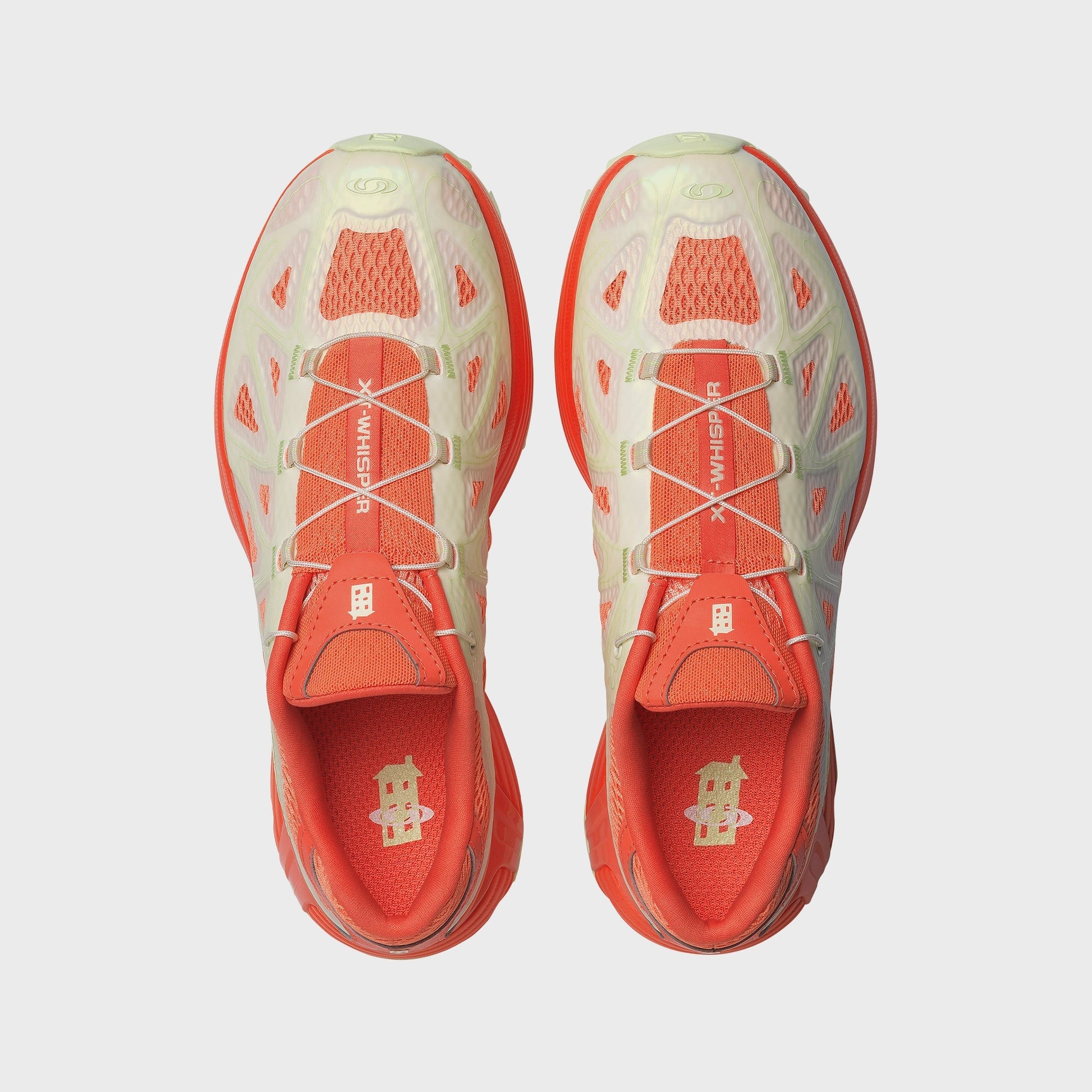 Men|Women Kith Salomon x Ama Lou XT-Whisper - Vanilla Ice / Fusion Coral / Emberglow