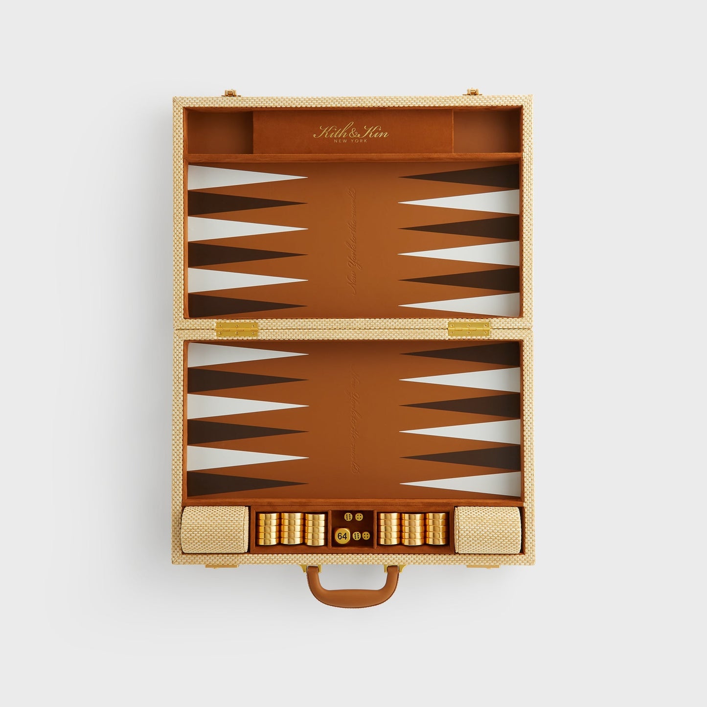 Men|Women Kith Kith Raffia Backgammon Board - Radiant