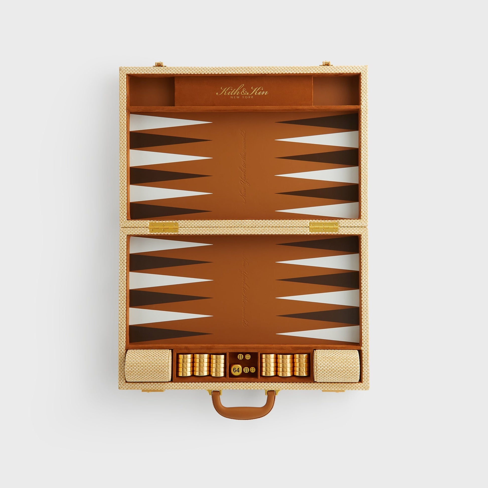 Men|Women Kith Kith Raffia Backgammon Board - Radiant