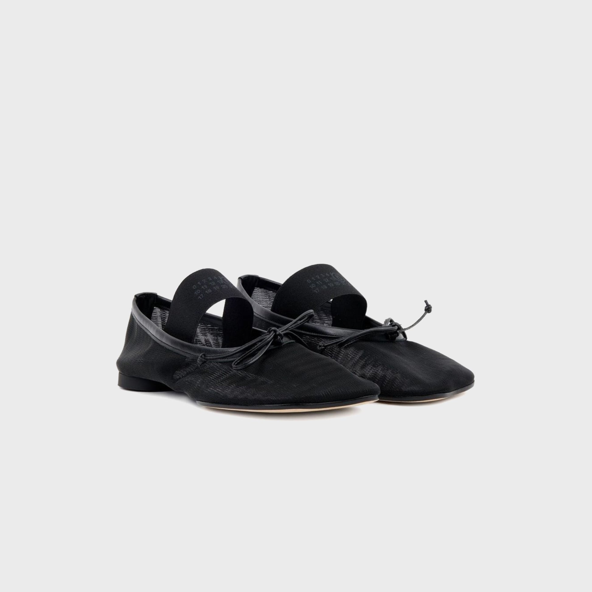 Women Kith MM6 Maison Margiela Anatomic Numeric Ballerina - Black