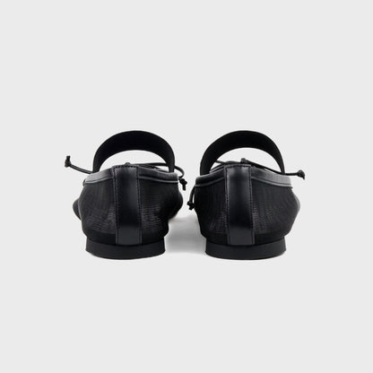 Women Kith MM6 Maison Margiela Anatomic Numeric Ballerina - Black