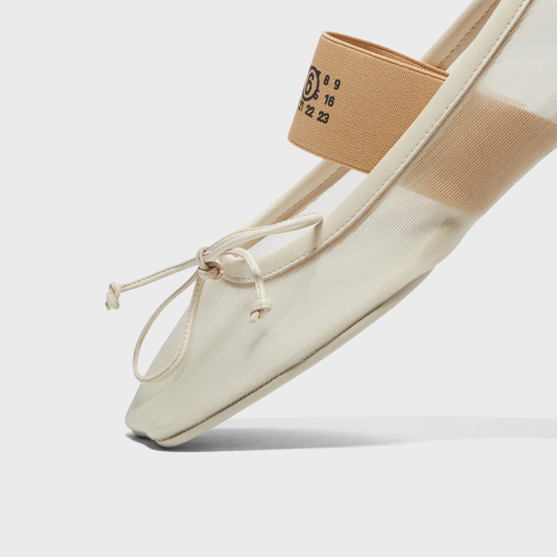 Women Kith MM6 Maison Margiela Anatomic Numeric Ballerina - Bleached Sand