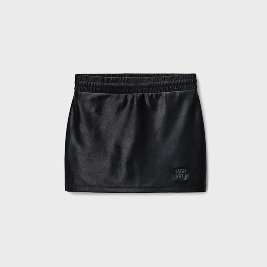 Women Kith T by Alexander Wang Mini Skort - Alloy