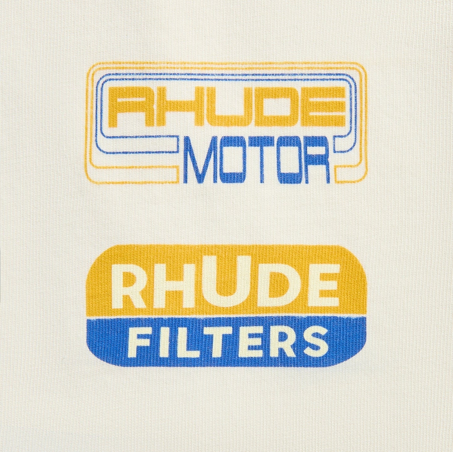 Men Kith Rhude Roadway Racing Tee - Vintage White