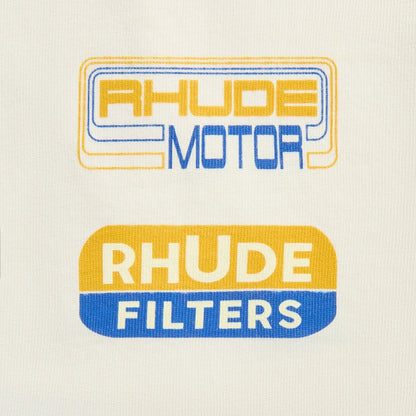 Men Kith Rhude Roadway Racing Tee - Vintage White