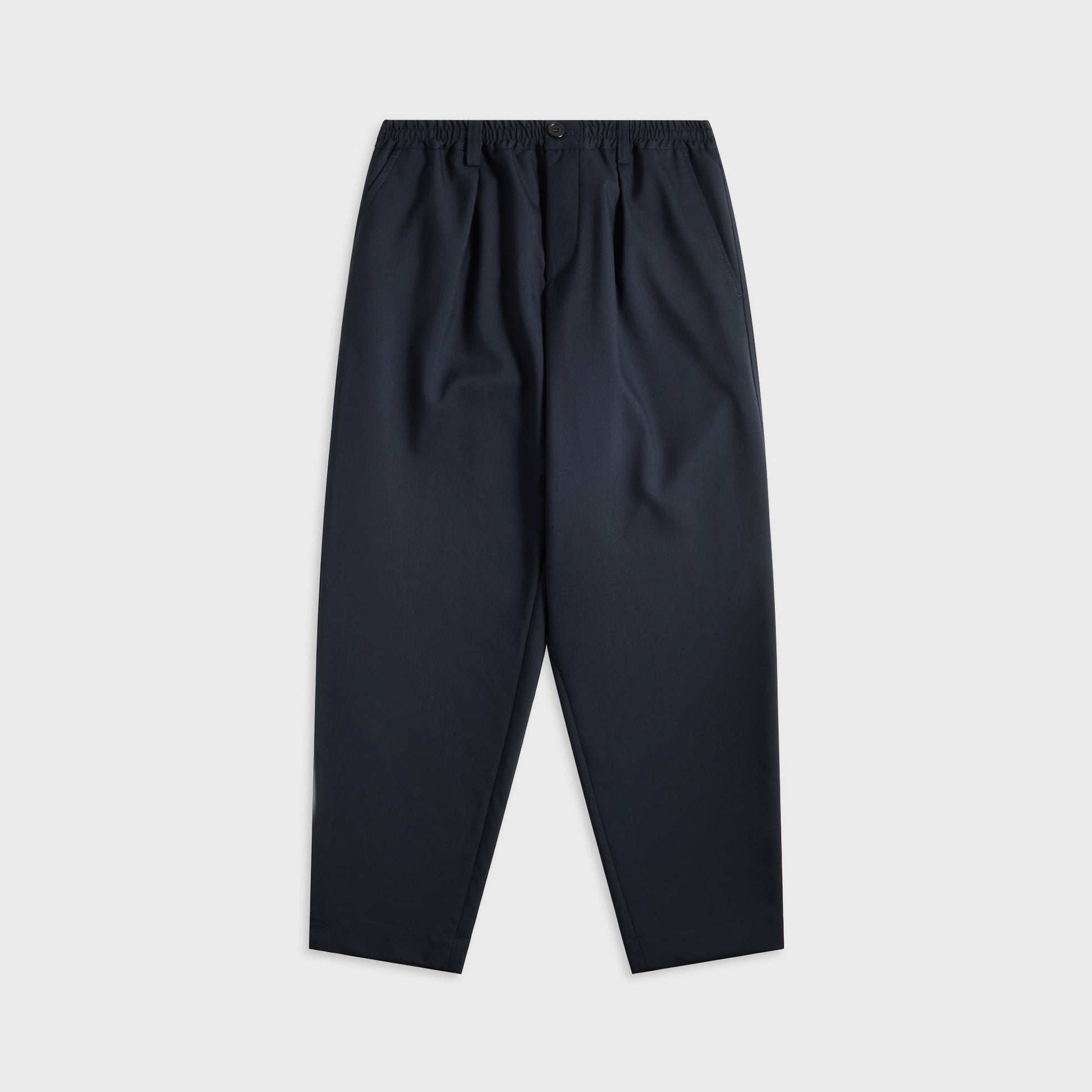 Men Kith Marni Tropical Wool Cropped Drawstring Trousers - Blue / Black