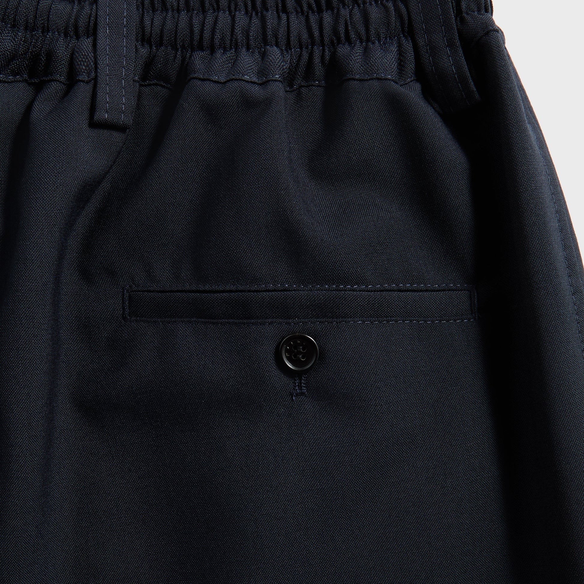 Men Kith Marni Tropical Wool Cropped Drawstring Trousers - Blue / Black