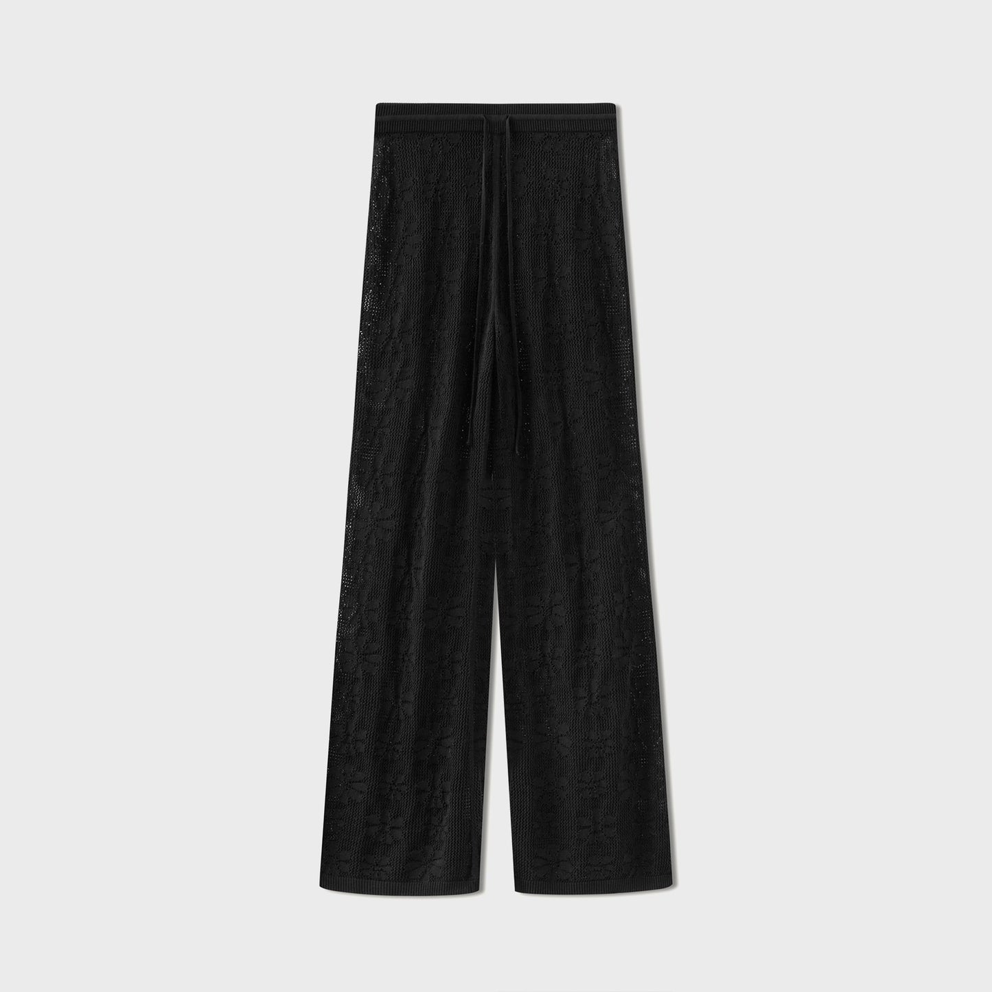 Women Kith Asta Resort Delilah Crochet Pant - Black