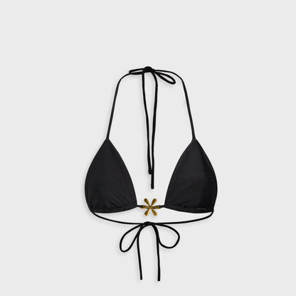 Women Kith Asta Resort Juliana Bikini Top - Black