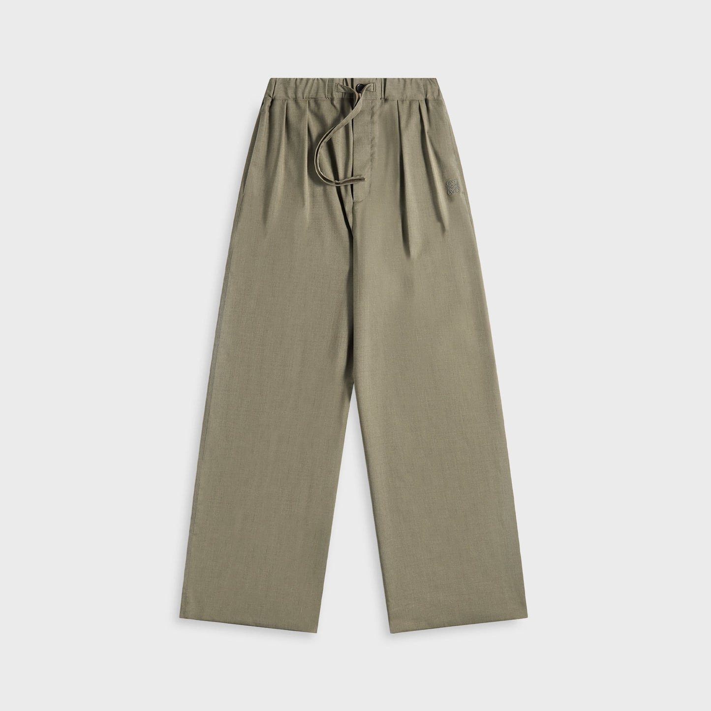 Men Kith Loewe Drawstring Trousers - Khaki Green