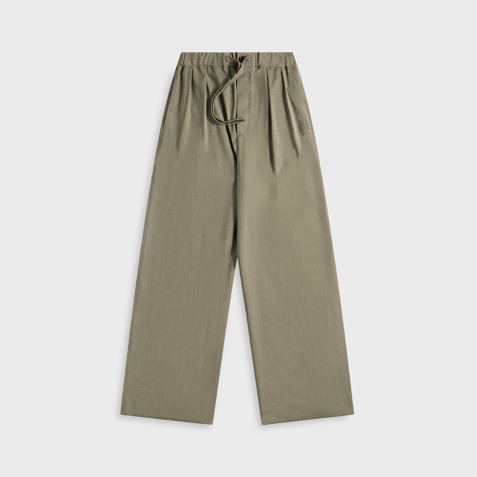 Men Kith Loewe Drawstring Trousers - Khaki Green